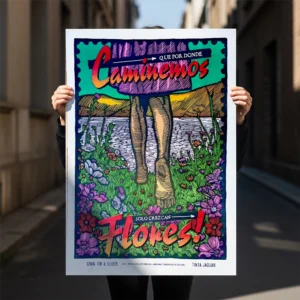 Que por donde caminemos solo crezcan flores